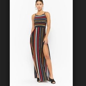 High slit maxi dress